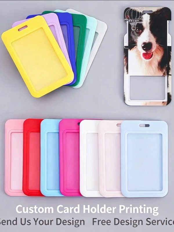 Custom sliding ID card holders